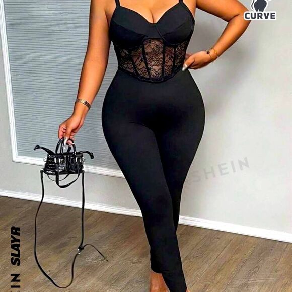 Slayer Plus Size Sexy Spaghetti Strap - Picture 1 of 1